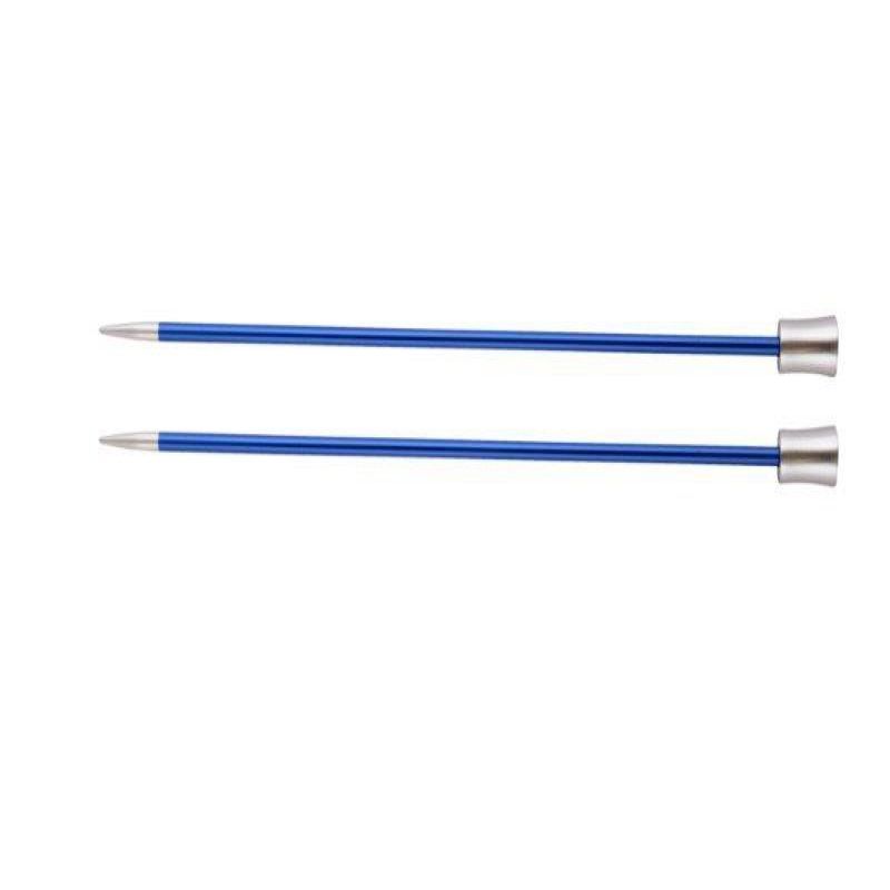 Спицы прямые Zing 4мм/30см, алюминий, 2шт в упаковке, KnitPro, 47269