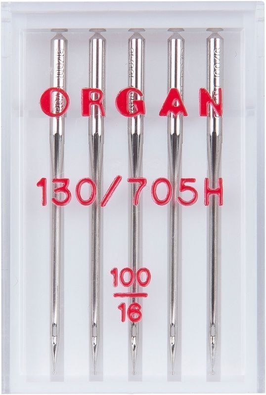 Иглы Organ универсальные № 100 5 шт. 130/705H