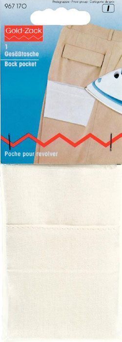 Карман клеевой для ремонта, цв.молочный PRYM 967170