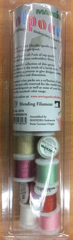 Набор ниток Metallic Sparkling MADEIRA (20x 100 м) 8078