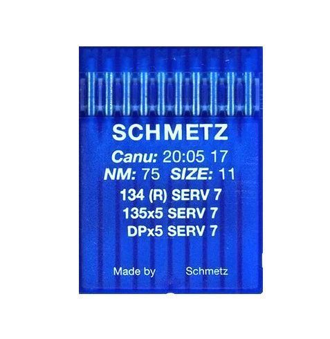 Иглы Schmetz DPx5 (134) SERV7 №75 10 шт