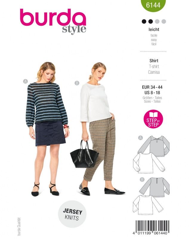 Выкройка Burda 6144