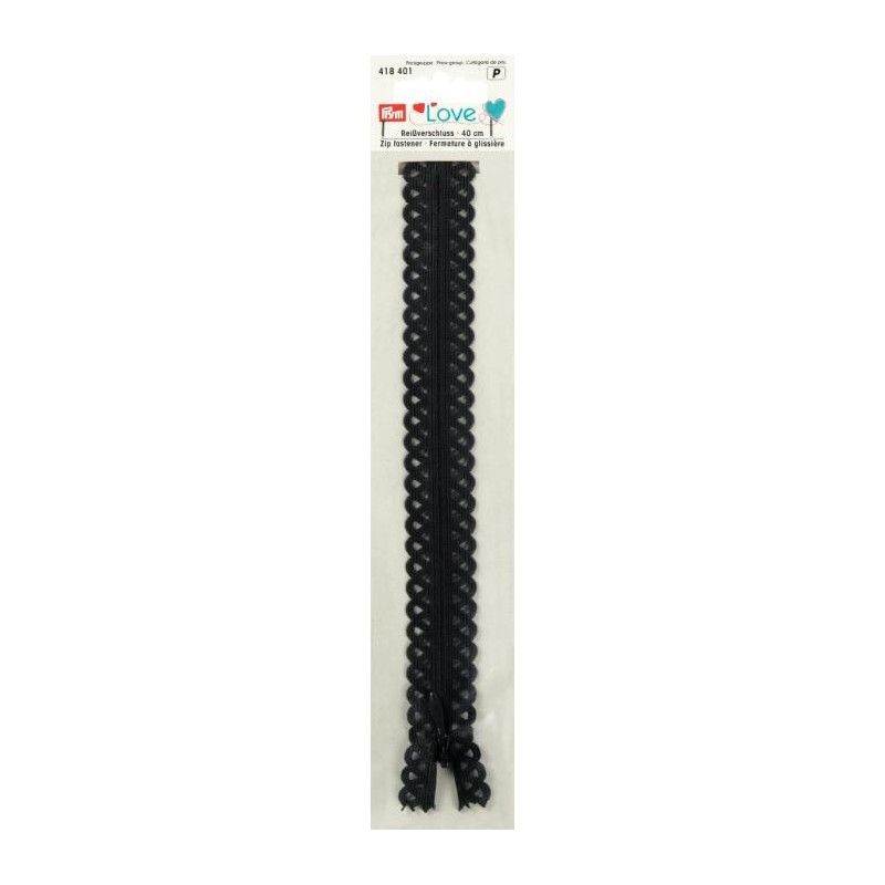 Декоративная молния 40см, неразъемная, S11, цв.графит PRYM 418401