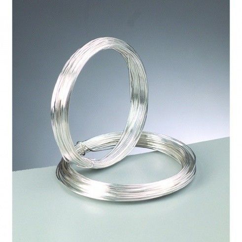 Серебристая проволока с медным сердечником (0,6мм*10м) арт.2220006
