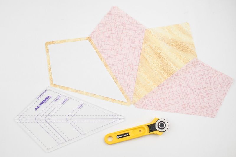 Линейка для пэчворка Aurora для изготовления "звездных блоков" AU-614M