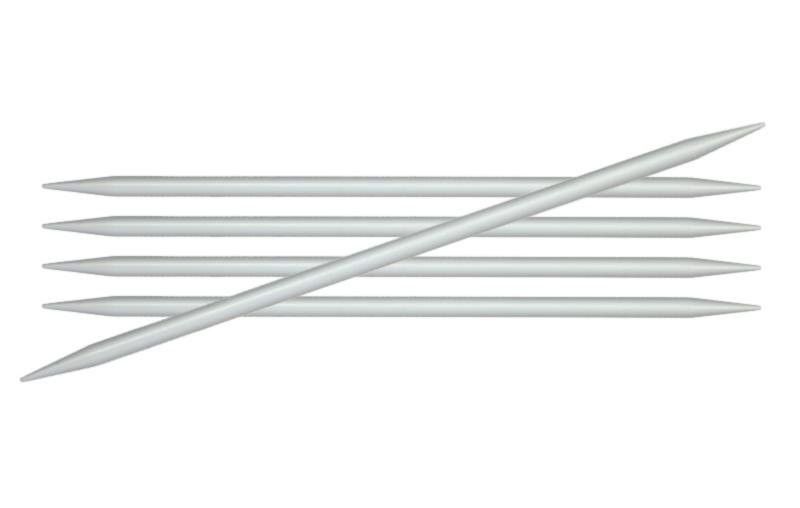 Спицы чулочные "Basix Aluminum" 4,5мм/20см , 5шт в упаковке KnitPro 45116