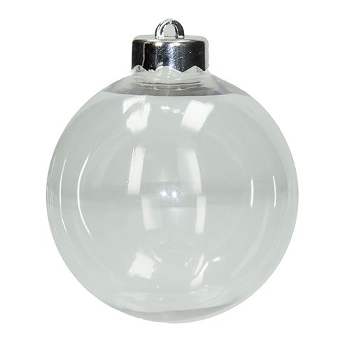 Заготовка для рукоделия шар пластиковый,со съемным подвесом, диаметр 10 см