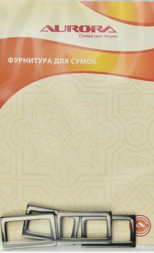 Рамка для сумок 12*25,2 мм цв.черный AU-B1225B