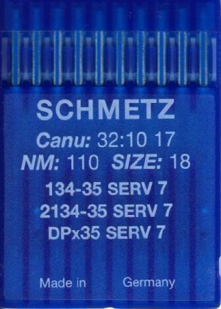Иглы Schmetz DPx35 (134) SERV7 №110 10 шт