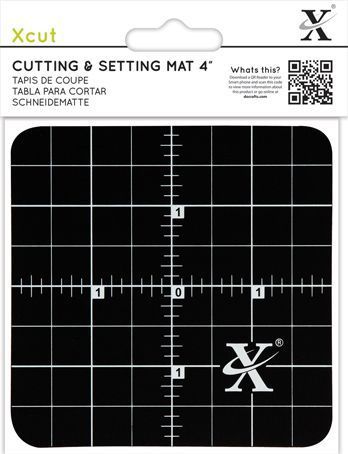 Мат для скрапбукинга, 10,2 см, черный XCU268435