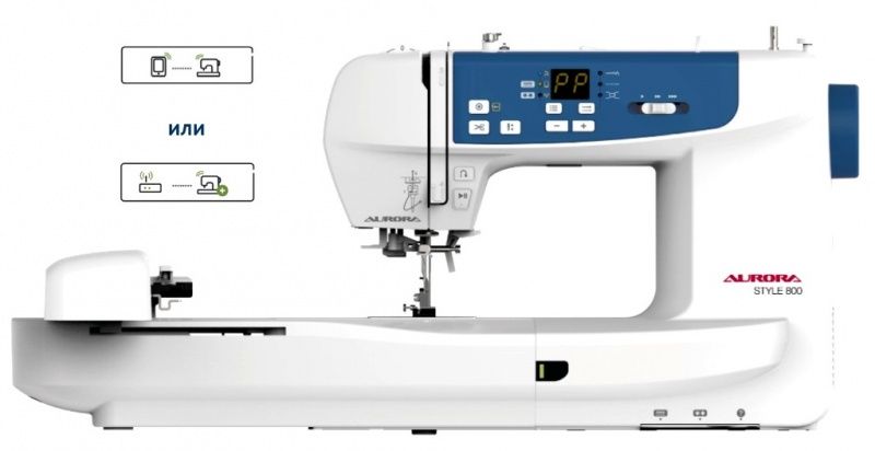 Швейная машина с вышивальным блоком Aurora Style 800