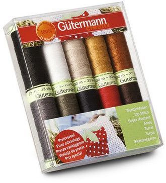 Швейный набор Gutermann, 10 катушек Top Stitch