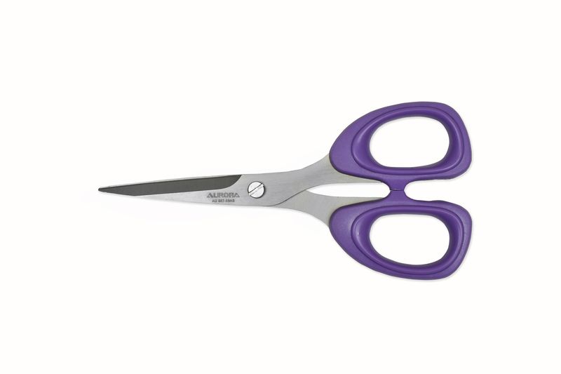 Ножницы серии "Хобби" универсальные с покрытием антискотч 13см Aurora AU 807-55NS