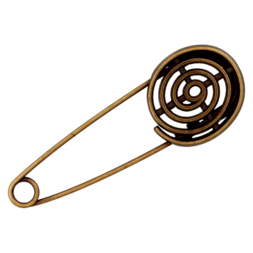 Булавка декоративная металлическая, 1 шт, 7.5 cм Union Knopf 500468-075-0851
