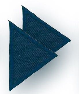 Аппликация "Треугольник" цв.темно-синий 3х3,5х3 см PRYM 925279