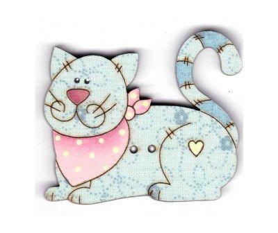 Декоративные пуговицы КОШКА Aurora AU-B4640