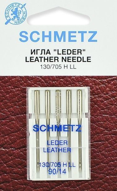 Иглы Schmetz для кожи №90 5шт. 130/705H LL