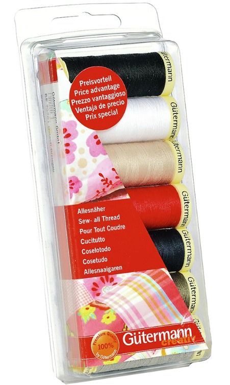 Набор ниток Sew-All 100м (7 катушек) Gutermann 731099-1