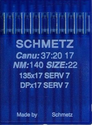 Иглы Schmetz DPx17 (135) SERV7 №140 10 шт