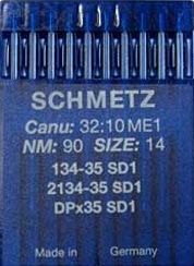 Иглы SCHMETZ DPx35 №90 (SD1) 14 134-35 10шт