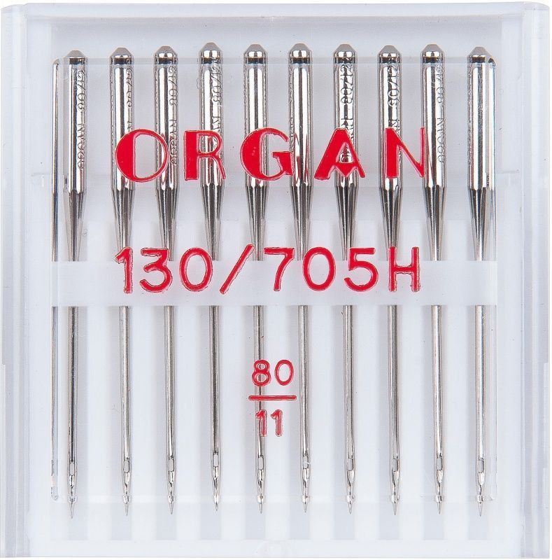 Иглы Organ универсальные № 80 10 шт. 130/705H
