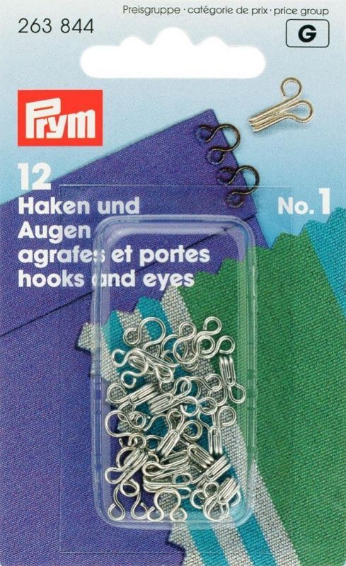 Крючки и петли PRYM 263844
