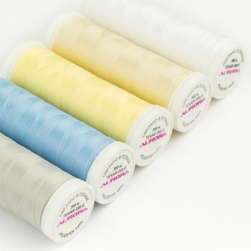 Нитки текстурированные Aurora TEXAR 360m