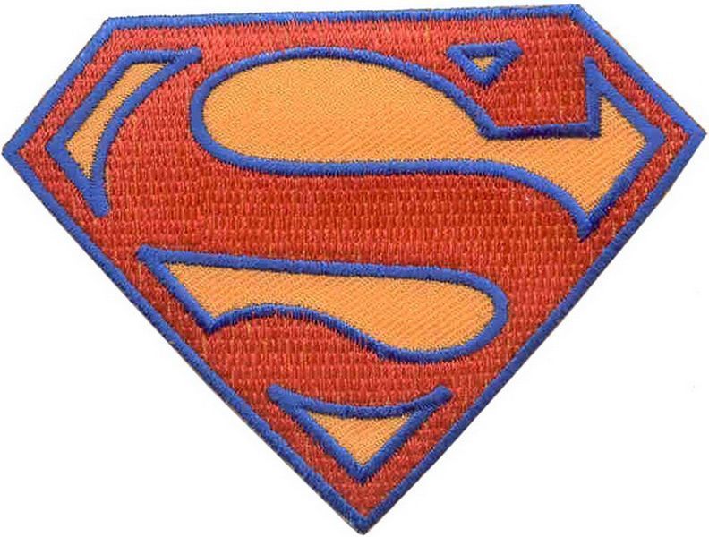 Нашивка Superman большой РТО 02042114