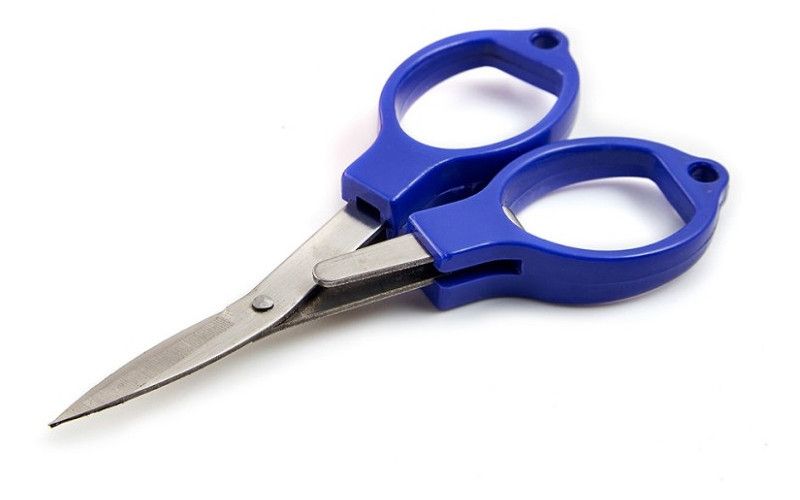 Ножницы раскладные 10 см синие Hemline 353.F.DB-blue