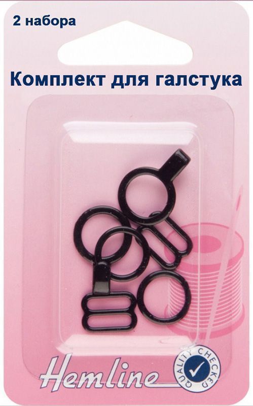 Комплект для галстука - бабочки, 2 набора Hemline 469                     