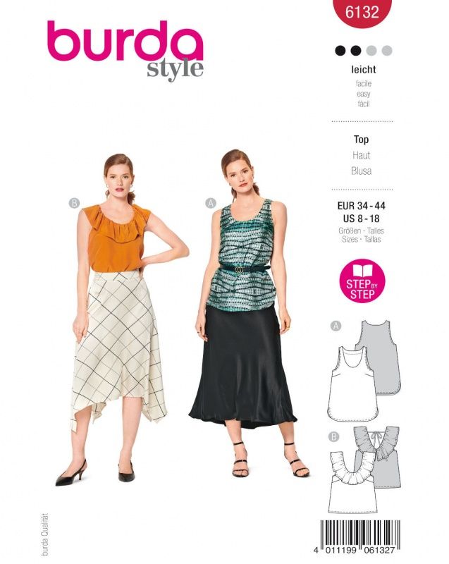 Выкройка Burda 6132