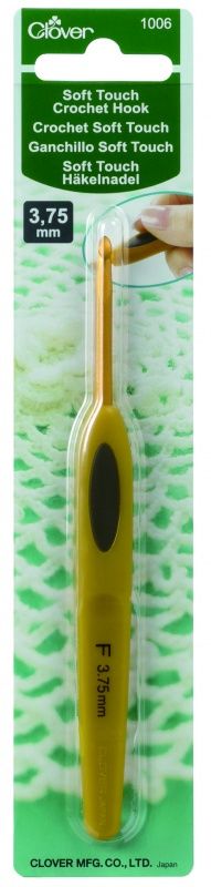 Крючок металлический 3.75мм Clover (3.75 мм,алюминий) Clover 1006/F