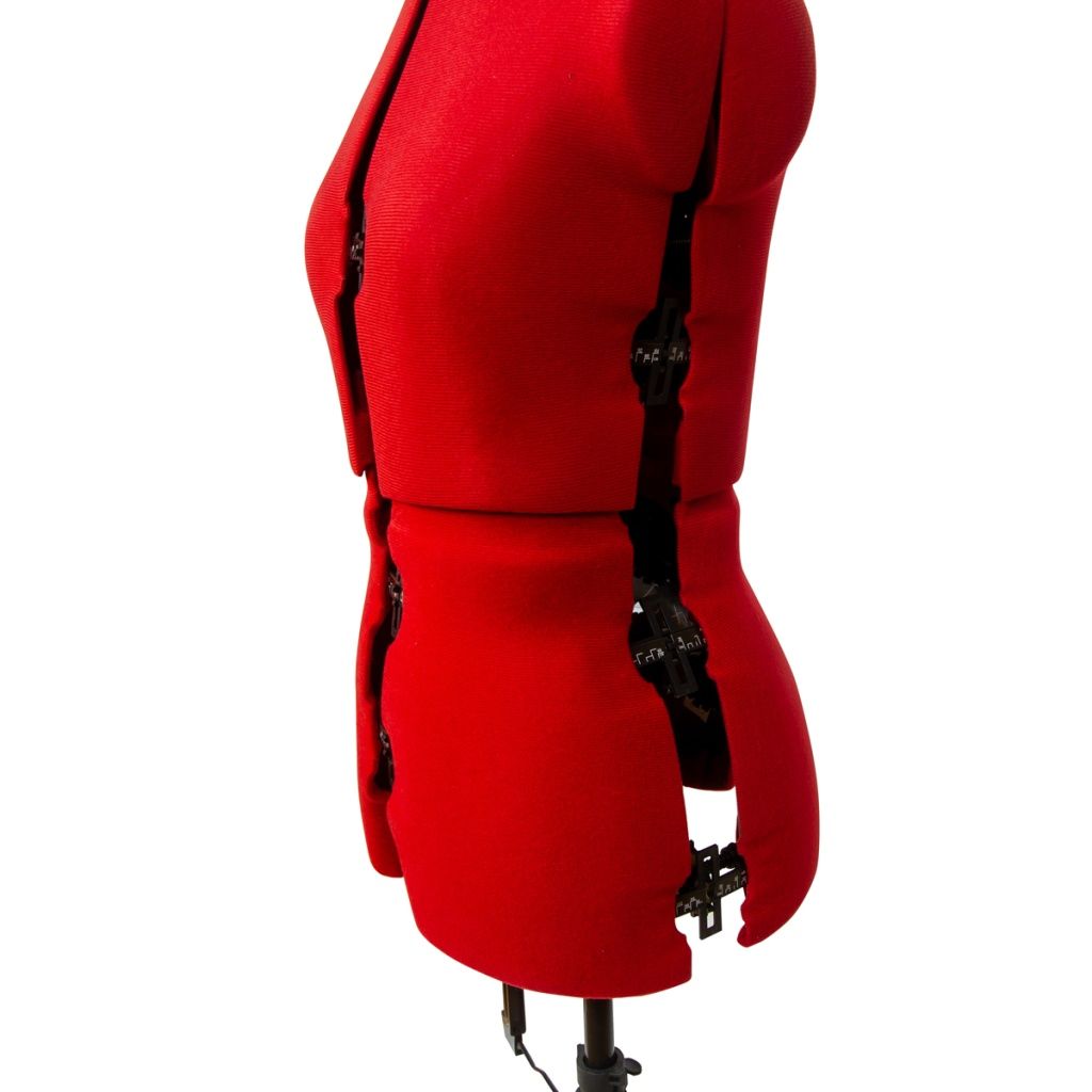 Манекен портновский раздвижной, Small, цвет красный Hemline рр. 42-50