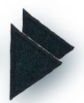 Аппликация "Треугольник" цв.черный 3х3,5х3 см PRYM 925275