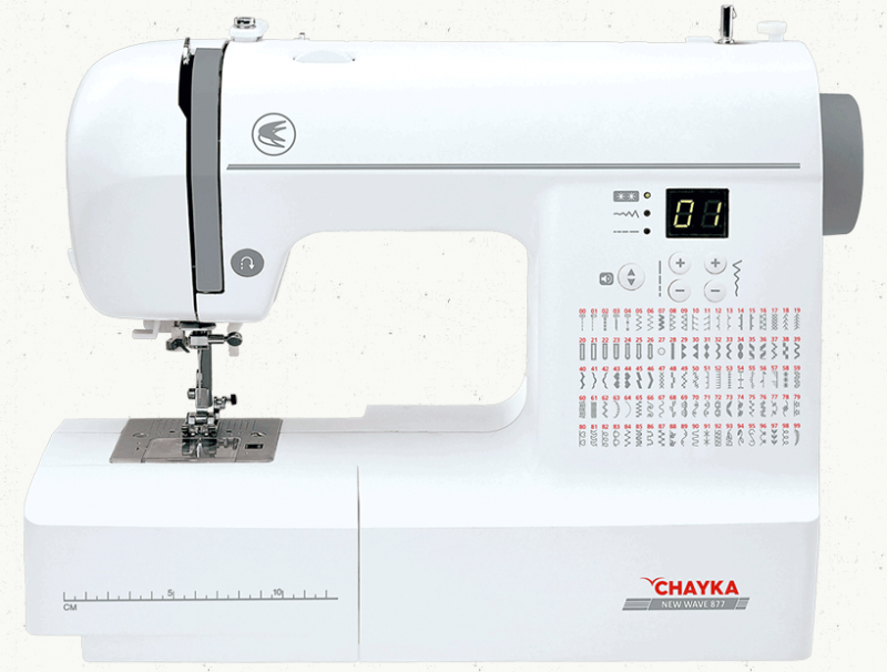 Швейная машина Chayka (Чайка) New Wave 877