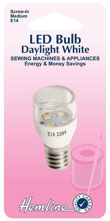 Лампочка для швейных машин LED, вкручивающаяся, средняя Hemline 131.M.LED                