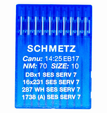 Иглы Schmetz DBx1 (1738) SES SERV7 №70 10 шт