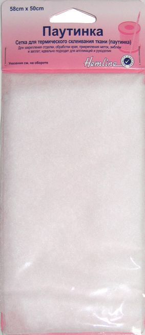 Паутинка клеевая 58*50 см Hemline 760