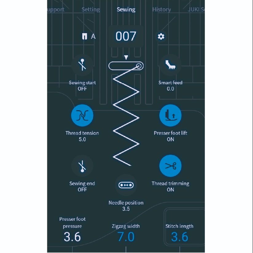 Швейная машина Juki HZL-UX8 Kirei 