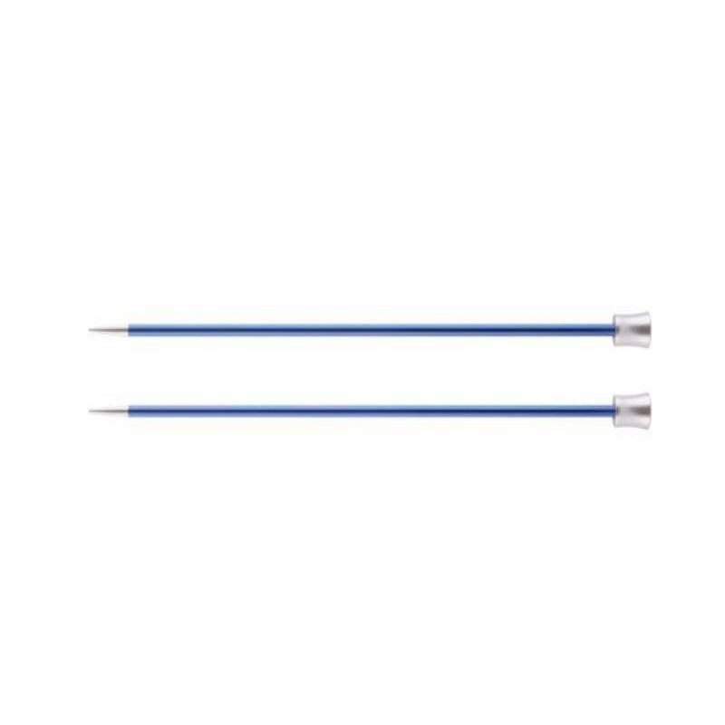 Спицы прямые Zing 4,5мм/30см, алюминий, 2шт в упаковке, KnitPro, 47270