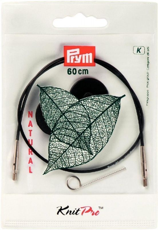 Леска съемная "NATURAL" с двумя наконечниками 60 см PRYM 223981