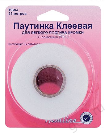Паутинка клеевая 19 мм*25 м Hemline 781.25