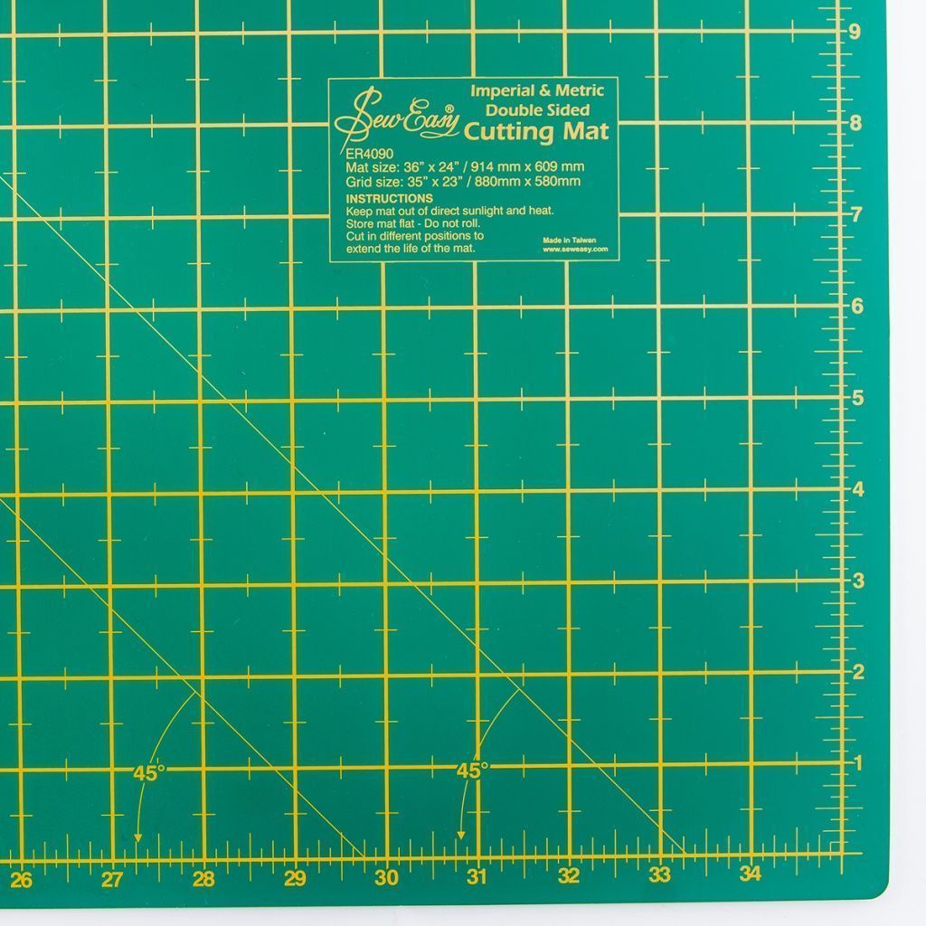 Мат для раскройного ножа двусторонний Sew Easy 90х60см ER4090