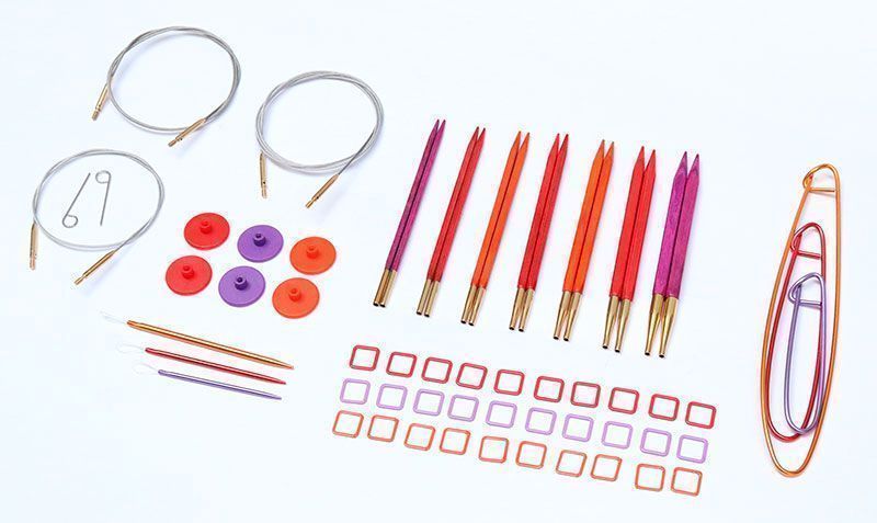 Подарочный набор квадратных съемных спиц Joy оf Knitting (Радость вязания) KnitPro 25651