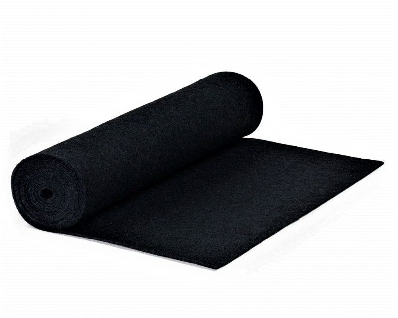 Шевронная ткань Aurora Felt Black 90х25 см, 300 гр/м2
