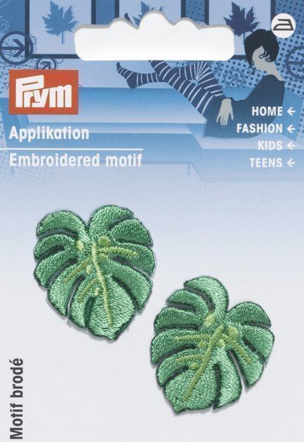 Термоаппликация Листы фикуса PRYM 926671