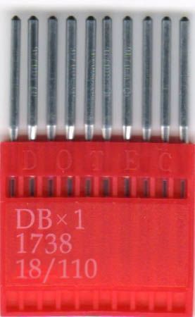 Иглы Dotec для кожи DBx1 (1738) SERV №110 10 шт