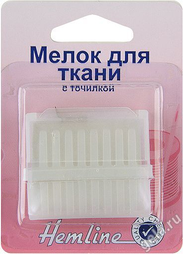 Мелок для ткани c точилкой в пластиковом корпусе Hemline 246                     