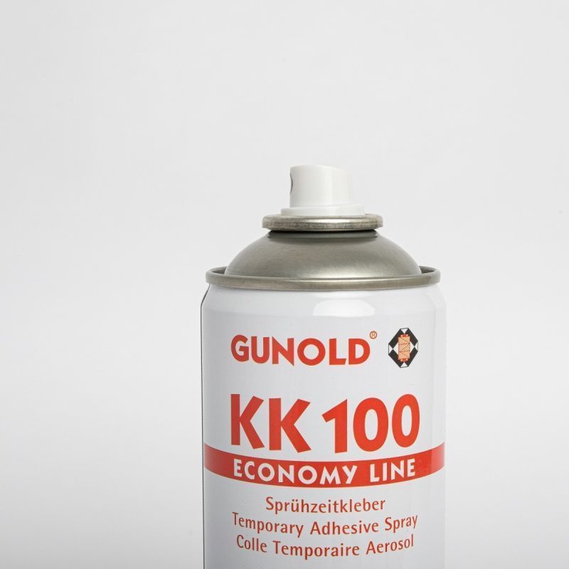 Прозрачный клеевой аэрозоль (клей) временной фиксации - KK100 - Economy line, Gunold, 500 мл.