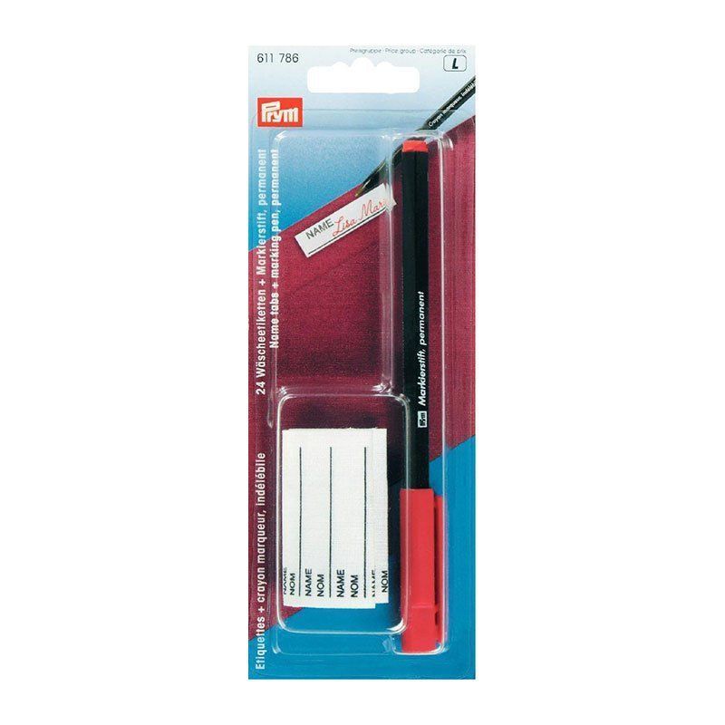 Набор для маркировки белья, цв.красный PRYM 611786
